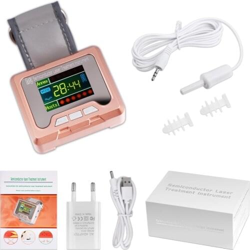 Laser Physiotherapy Wrist Watch Semiconductor Nano Laser Therapy Instrument for Diabetes Hypertension Sinusitis Therapy Healthy