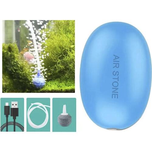 Aquarium pump outdoor lithium battery portable oxygen pump aerator compressor ornamental fish air compressor 110V-240V/USB