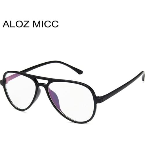 ALOZ MICC Oversized Optical Frame Glasses Women Men Vintage Clear Glasses Men Unisex Luxury Eyeglasses Frame Q752
