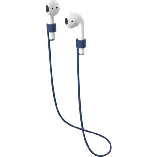 Durable Soft Silicone Neckband Anti-lose Cable Lanyard for Apples Air-Pods Bluetooth Earphones Easy To Install