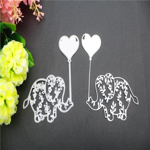 Elephant balloon DIY Metal Cutting Dies Stencils For Card Making Decorative Embossing Suit Paper Cards Stamp DIY