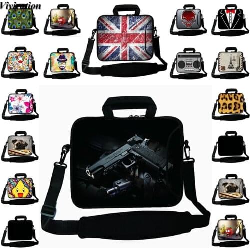 Laptop Bag 15 13 12 17 10 14 11.6 ChromeBook Sleeve Case Ordinateurs Portables Bag Briercase Messenger Handbag For iPad Pro 11