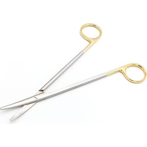 TC metzenbaum scissors curved delicate tissue cutting tonsil blunt narrow tips surgical operation theater gynecology surgery kit