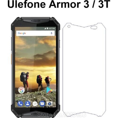 Ulefone Armor 3 IP68 Tempered Glass 9H Protective Mobile Phone Film Explosion-proof Screen Protector For Ulefone Armor 3 3T 3 T