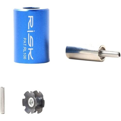 RISK Bicycle Fork Star Nut Setting Installer with Special Screw and Start Nut Bike Fork Tool for 7/8 Inch 1 Inch 1-1/8 Inch Fork