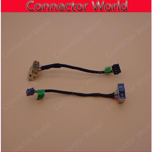 1-30pcs/lot New Laptop for HP 715813 715813-YD4 DC Jack with cable micro usb socket connector charging port