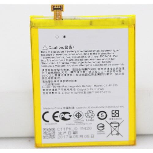10pcs/lot 3230mah Lithium Polymer Batteries for ASUS ZenFone 6 C11P1325 internal replacement