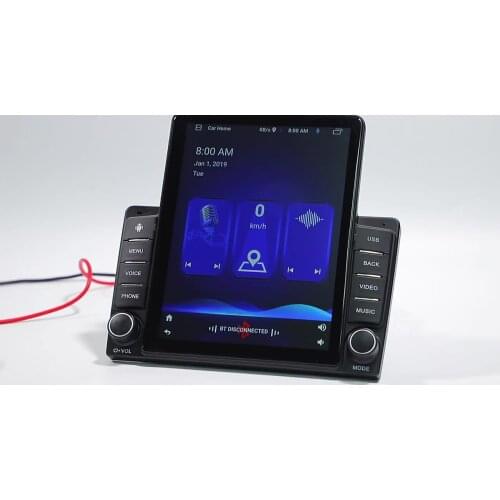 2 Din 9.7 Inch Capacitive Touch Screen Universal Car Android Radio Navigation MP5 GPS FM WIFI Bt Music Player Mirror Link