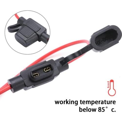 5pcs Waterproof Car Inline Mini In-Line Fuse Holder/Fuse Inserts