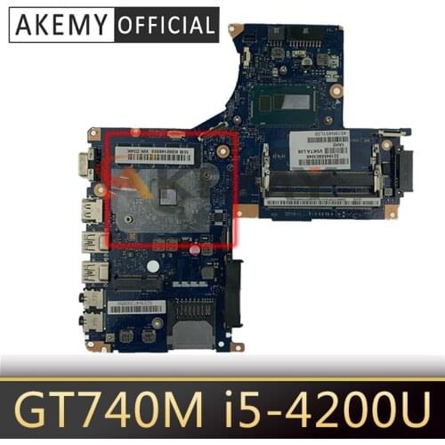 AKEMY VSKTA LA-9865P K000146590 laptop motherboard For toshiba Satellite S40 S40-T S40T-A GT740M i5-4200U Main board tested