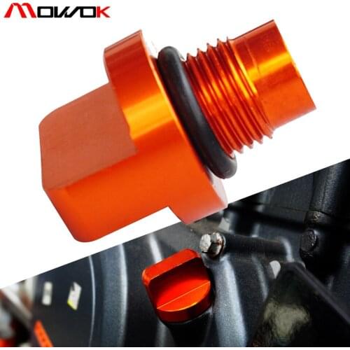 2018 Motorcycle Accessories For KTM DUKE 390 duke 250 125 200 RC 125 200 250 390 CNC Engine Magnetic Oil Drain Plug