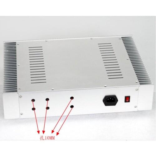 CJ-163 Full aluminum pure post amplifier chassis luxury DIY box hifi Case