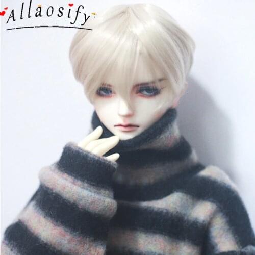 Allaosify Bjd Doll 1/3 1/4 1/6 Boys And Girls Daily All-Match Short Hair