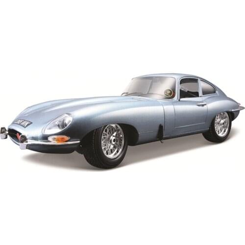 Bburago 1:18 Scale Jaguar E-type Coupe Alloy Luxury Vehicle Diecast Pull Back Cars Model Toy Collection Gift
