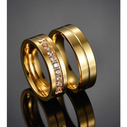 Couple Rings Piercing Engrave Name Date Lucky Charm Wedding Rings Trinket for Women Men Lover Anniversary Pearls Jewelry Gift