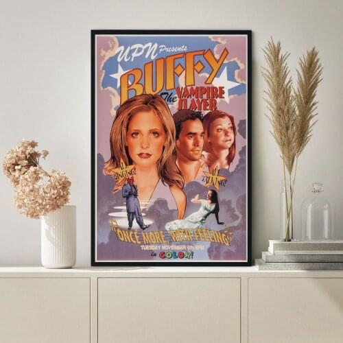 Buffy The Vampire Slayer Movie Poster Canvas Print Wall Painting Home Decoration ( No Frame )