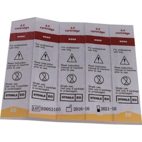 Microblading Supplies Cartridge 10piece per lot 4F Disposable Sterilized Tattoo Permanent Makeup Needles Tips for Eyebrow lip