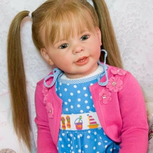 28Inch 70cm Realistic baby Reborn toddler doll mould Fabric Body Bebe Reborn Doll Unpainted Unfinished Doll Parts DIY toys