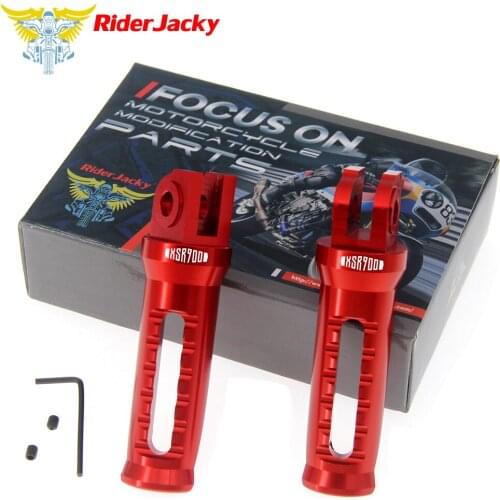 RiderJacky For YAMAHA XSR900 XSR 900 2016-2019 2017 2018 Motorcycle Front Footrest Foot Pegs CNC Foot Rests Pedal