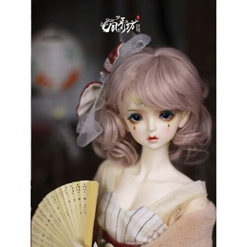 Suxiu Fang BJD wig SD leaf Luoli doll short pear blossom curly hair imported from South Korea
