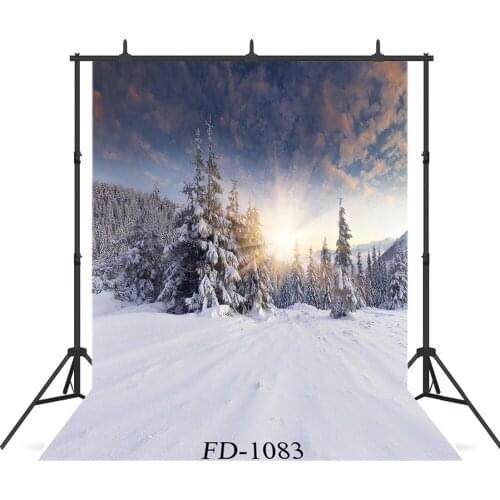 Snowy Woods Sunlight Photography Backdrop for Photograph Accessories Photo Background Children kids Baby Photophone