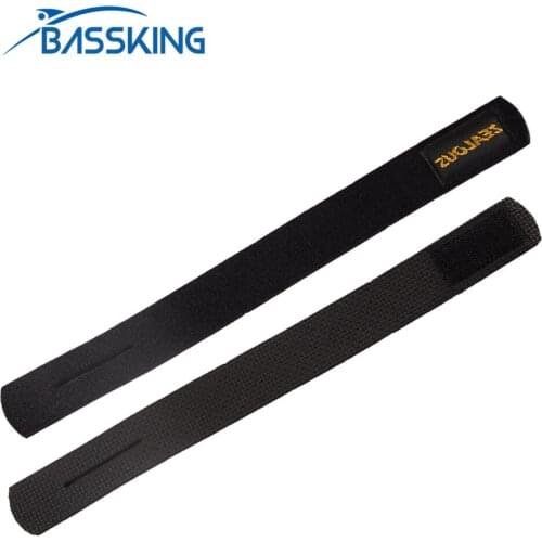 TAF 2Pcs Lure Fishing Rod Belt Rod Strap Tie Suspenders Fishing Tackle Fishing Accessories Fly Tying Tools Cover Peche