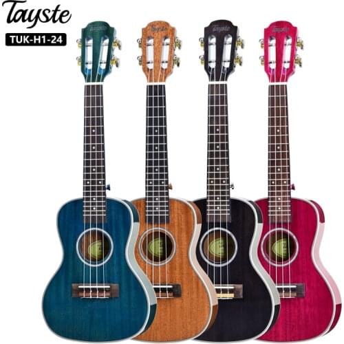 Tayste Ukulele 23 26 inch High Quality Mahogany Ukelele Professional performance concert 4-string Hawaiian Guitar Ukulele JUK02