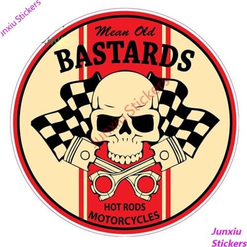 Mean Old Bastard Decal Car Stickers Styling Vinyl Graphic Decor for Window Bumper Trunk Scratch-Proof Exterior Decals PVC13x13cm