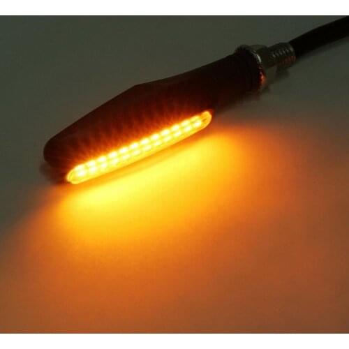 1pcs Motorcycle One-word Running Water Turn Signal Marquee Stream Light Signal Led Turn Signal