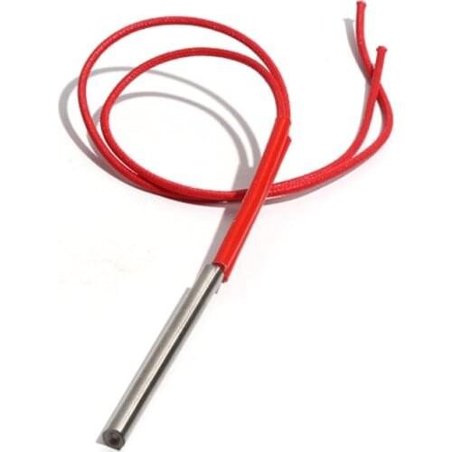 10PCS 8.5mm 38~48mm 201SUS 110V/220V/380V Single Head Dual Heating Tube 80W/90W/100W Cylindrical Cartridge Heater