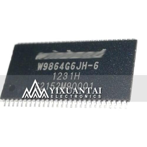 10pcs/lot 50pcs/lot 100pcs/lot Free shipping 100% original W9864G6JH-6 W9864G6JH TSOP54