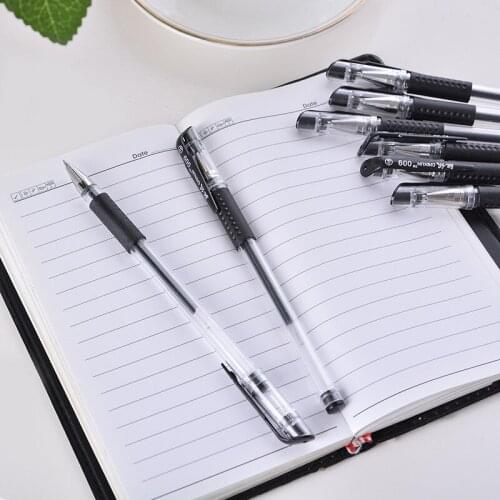 100 pcs gel pen black creative student stationery office supplies neutral pen promotion wholesale signature pen