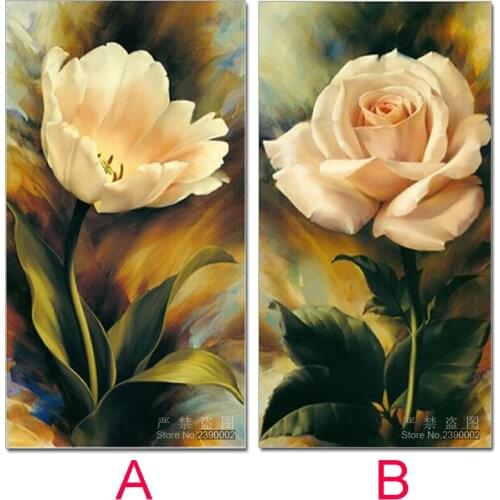 5D DIY Diamond Painting Flower Diamond Cross Stitch Posters Square Diamond Sets Unfinished Decorative Diamond Embroidery Flower