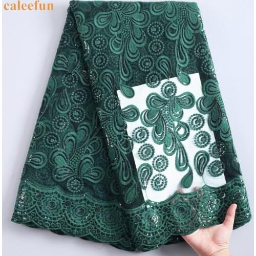 African French Tulle Sequins Lace Fabric 2021 High Quality Lace Milk Silk Nigerian Lace Fabrics For Garment Sewing Y2235