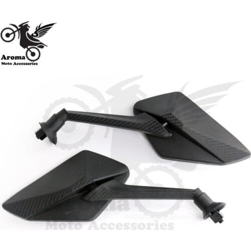 Free shipping black motorcycle rearview mirror 8mm universal motorbike side mirrors for yamaha honda suzuki kawasaki general
