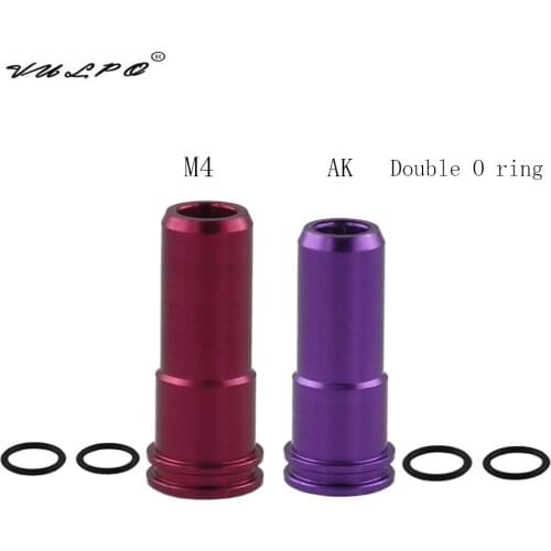 VULPO High seal CNC Aluminum Double O-ring Air Super Sealed Nozzle for M4/M16 Series Airsoft AEG