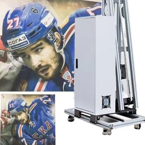 Large Scale Direct to Wall Home Decals Printer with Excellent Definition 3D Photo