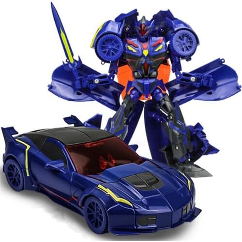 WEI JIANG Hot Alloy Transformation Toy Cool Classic Robot Car Anime action figures Deformation Kid Model Toy children Brinquedos