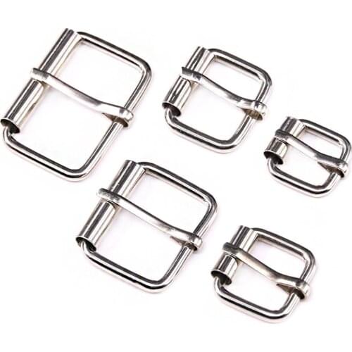 DIY metal heavy duty handbag lace belt mesh adjustment needle roller buckle buckle rectangular ring leather craft repair thick