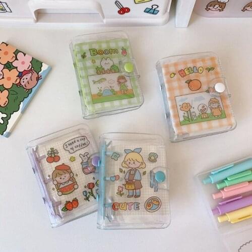 Kawaii Cartoon 3 Hole Loose Leaf Notebook Binder Planner Diary Journal Agenda Stationary School Supplies