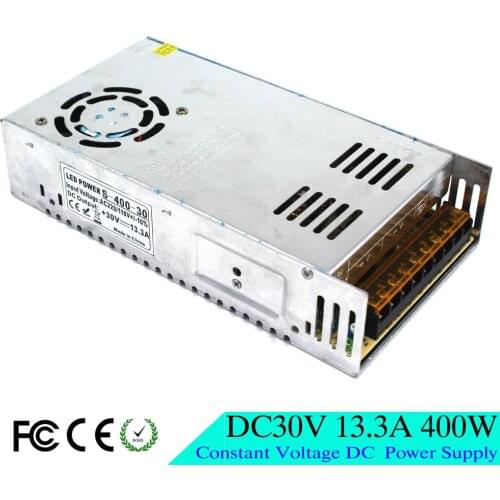 Small Volume Single Output 400W 30V 13.3A Switching power supply Driver Transformer 110v 220v for LED Strip CNC 3D Print Stepper