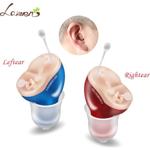 Invisible Hearing Aid Portable Small Mini Device Hearing Aids Left/right Ear Sound Amplifier for Elderly Hot Sale Dropshipping