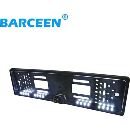 New Arrival Universal HD 16LED Car Rear View Backup Reverse Camera European License Plate Frame Camera Night Vision hot sale