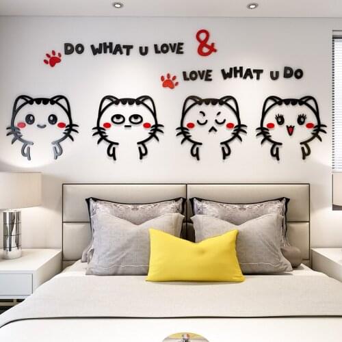 SENHONGMU Cat Wall Stickers