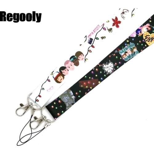 Stranger things Classical Style Lanyard For keys The 90s Phone Working Badge Holder Neck Straps With Phone Hang Ropes Lanyard