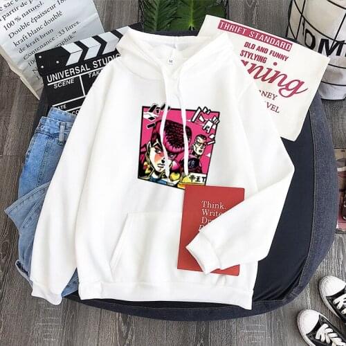 JOJOs Bizarre Adventure Anime Hoodie Harajuku Cosplay Streetwear Unisex Casual Fashion JOJO Printed Hip Hop Sweatshirts