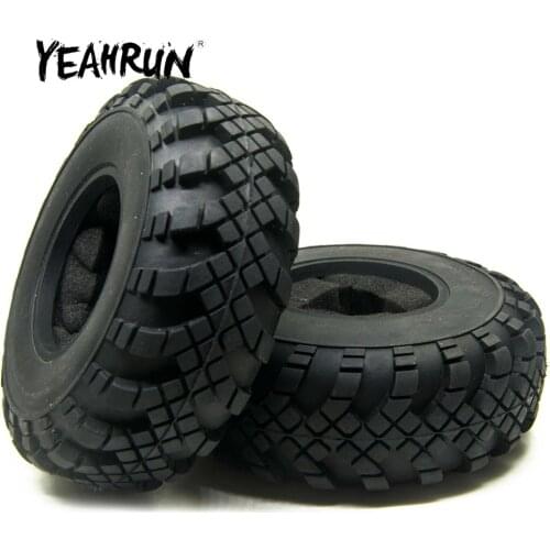 YEAHRUN 2.2inch Beadlock Wheels 40mm ThicknessTires Tyre for Axial Wraith TRX-4 1/10 RC Crawler Car Parts