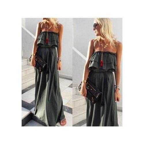Women Casual Dress Solid Color Sleeveless Strapless Dress One-Piece Black Soft Comfortable Simple Fashionable S/ M /L / XL
