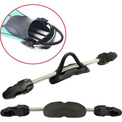 1 Set Scuba Diving Fin Spring Heel Strap with Quick Release Buckles Open Heel Snorkeling Dive Fins Accessories