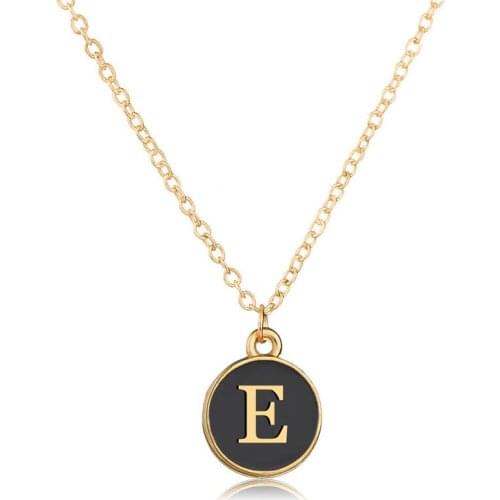 2021 26 English Letters Chain Time-limited Choker Collares Moana Necklace Pendant Women Necklaces Kettingen Chains Wholesale
